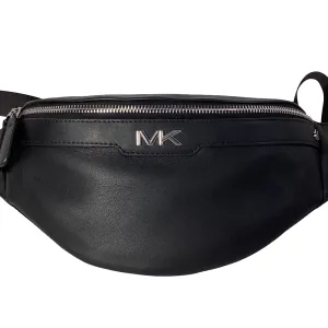 Michael Kors Varick Hip Bag in Black Leather