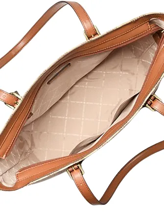 Michael Michael Kors Aria Large Signature Logo Jacquard Tote Bag