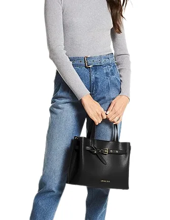 Michael Michael Kors Emilia Large Pebbled Leather Satchel