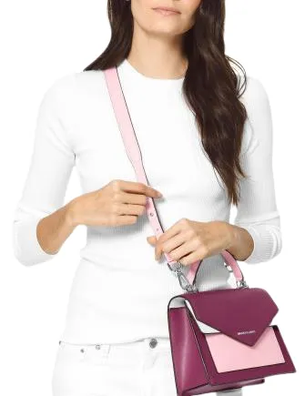 Michael Michael Kors Ludlow Colorblocked Leather Satchel