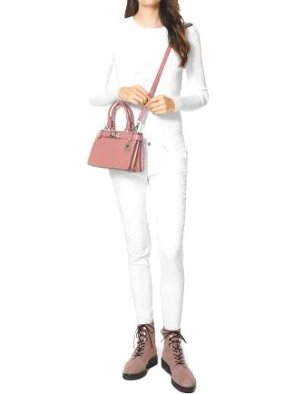 Michael Michael Kors Tatiana Metallic Trim Small Satchel