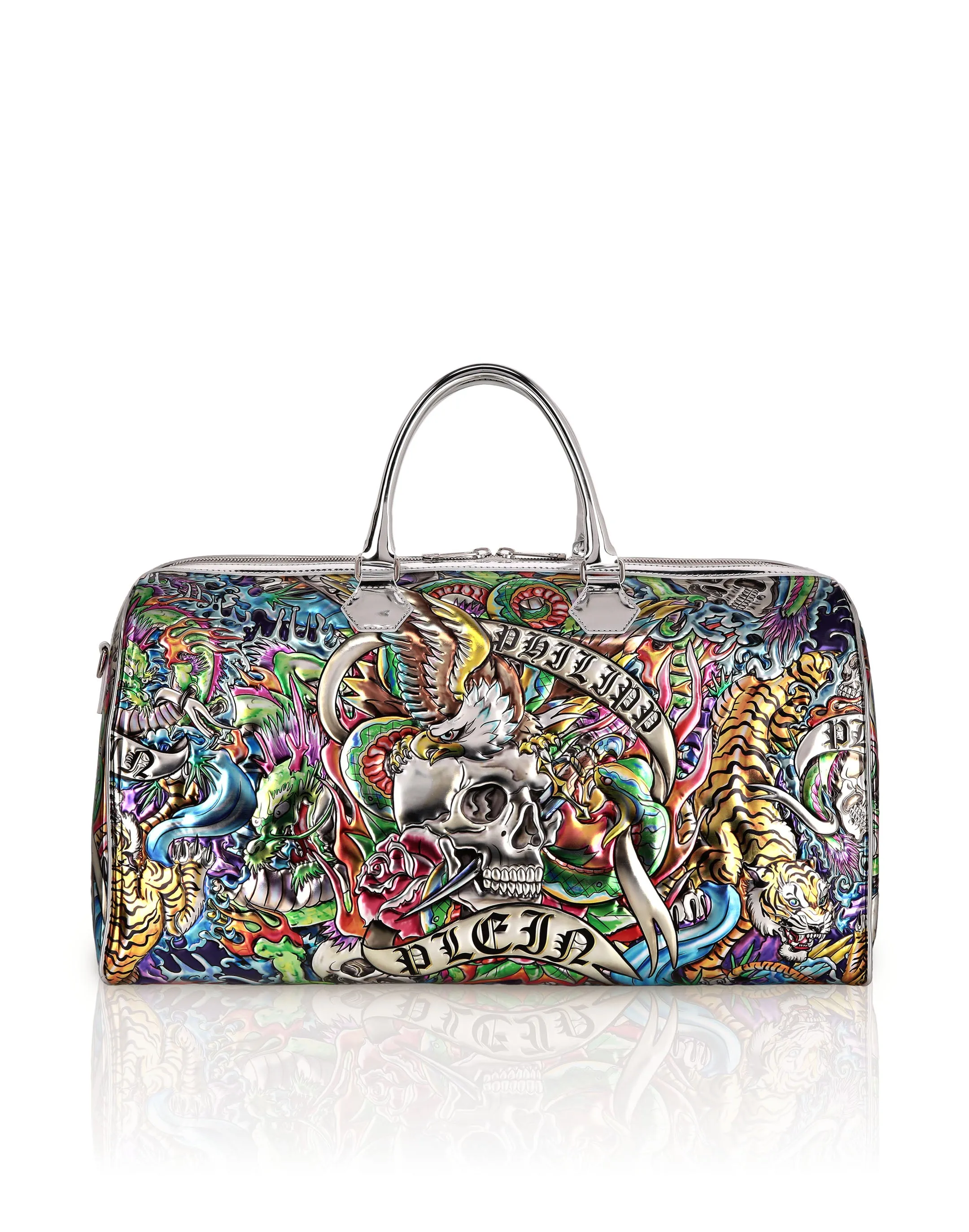 Mirror Leather Handle Bag Tattoo
