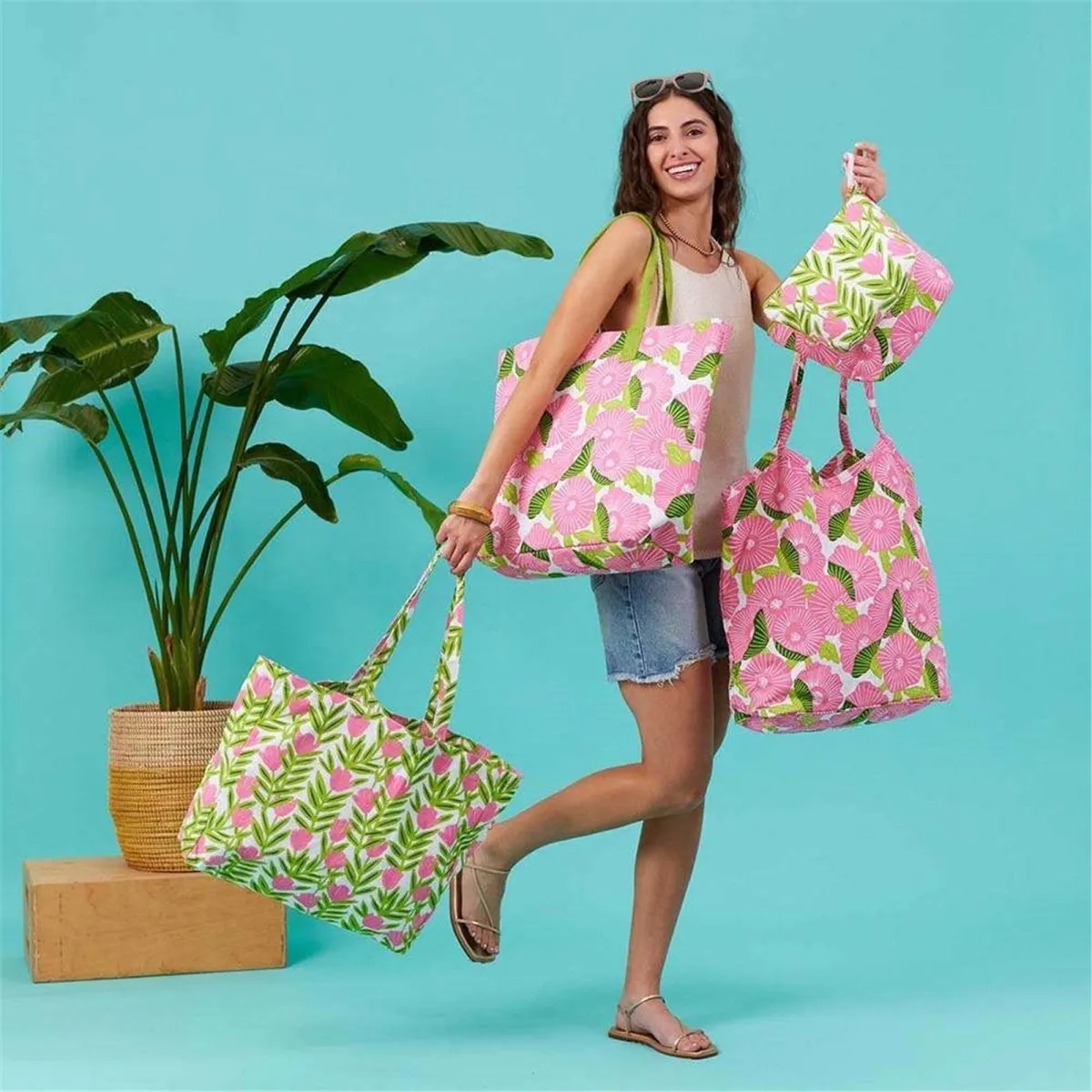 Poppy Papaver Bucket Bag
