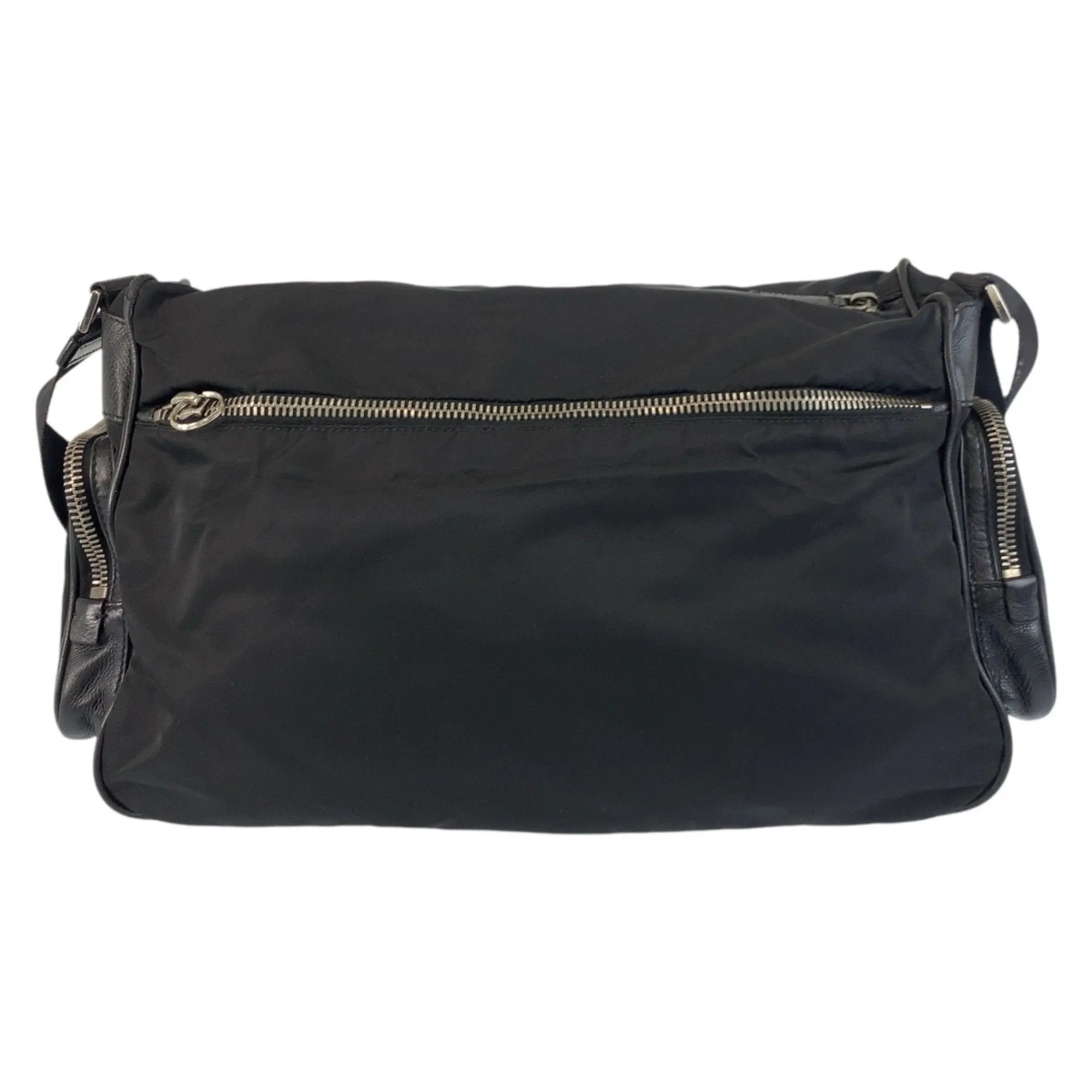 Prada Nylon Messenger Bag Shoulder Bag (Pre-Owned)