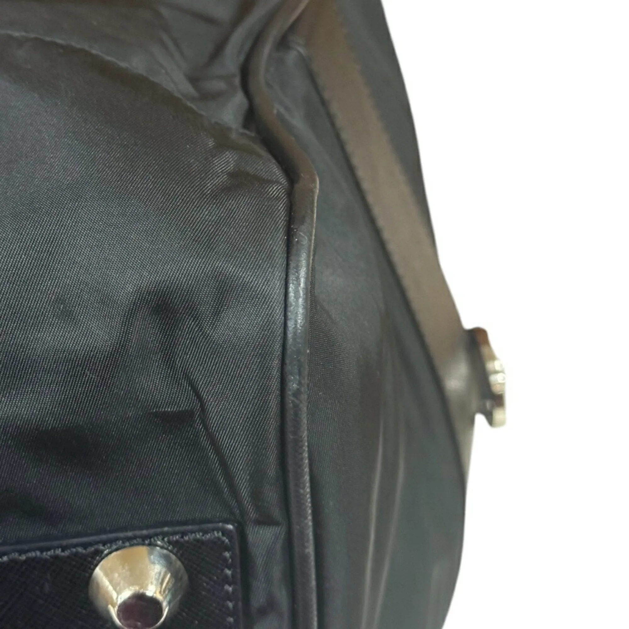 Prada Re-Nylon Synthetic Travel Bag (Pre-Owned)