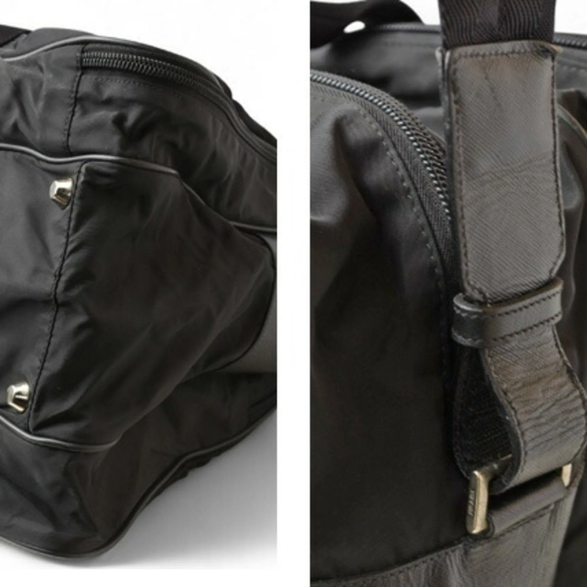 Prada Re-Nylon Synthetic Travel Bag (Pre-Owned)