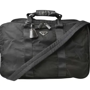 Prada Re-Nylon Synthetic Travel Bag (Pre-Owned)