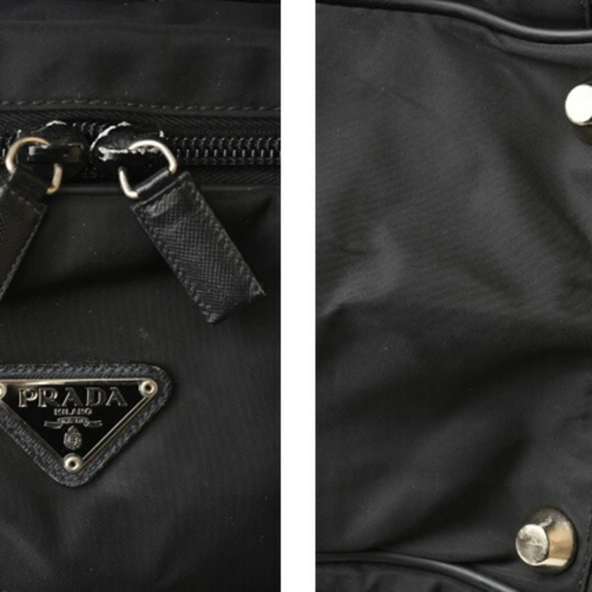 Prada Re-Nylon Synthetic Travel Bag (Pre-Owned)