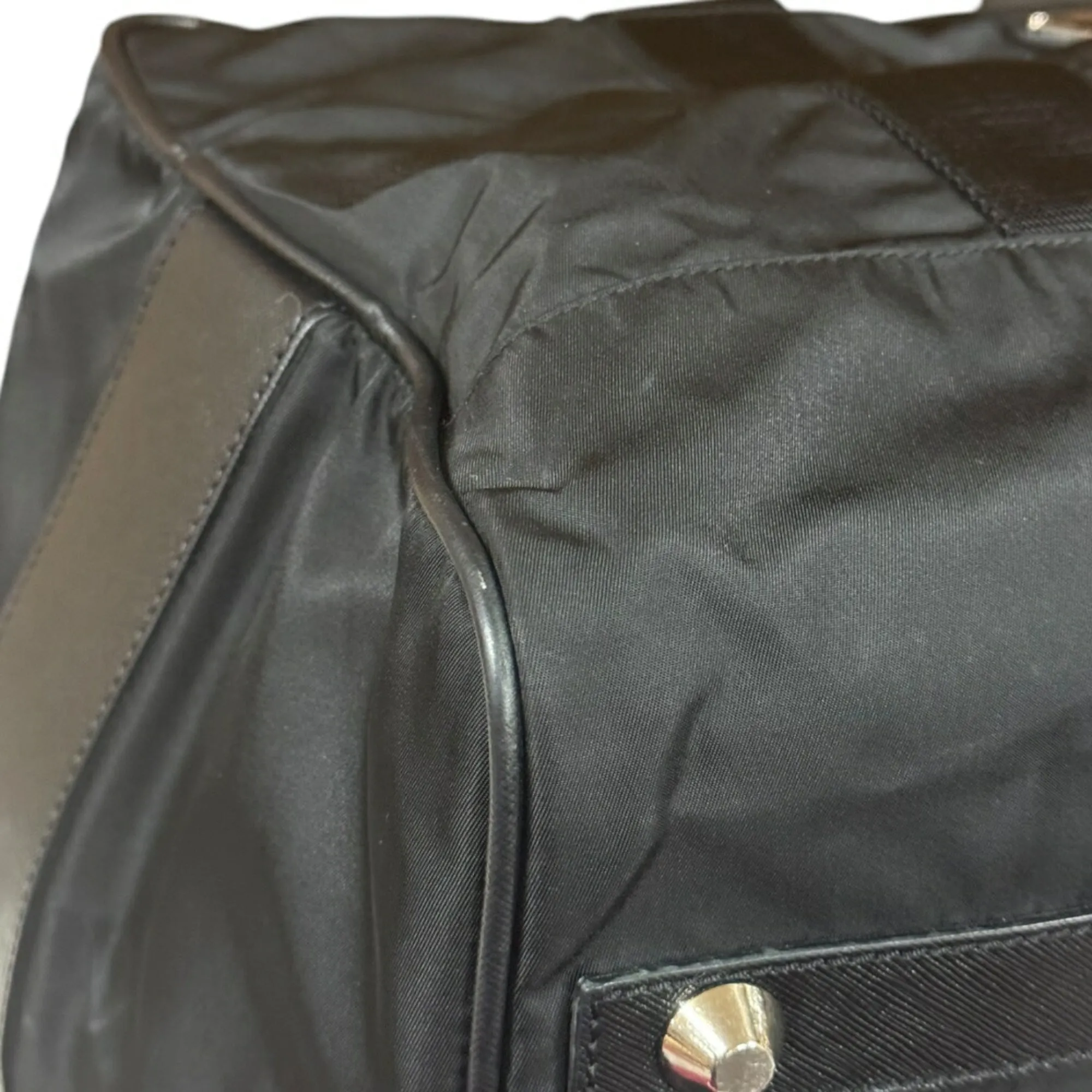 Prada Re-Nylon Synthetic Travel Bag (Pre-Owned)