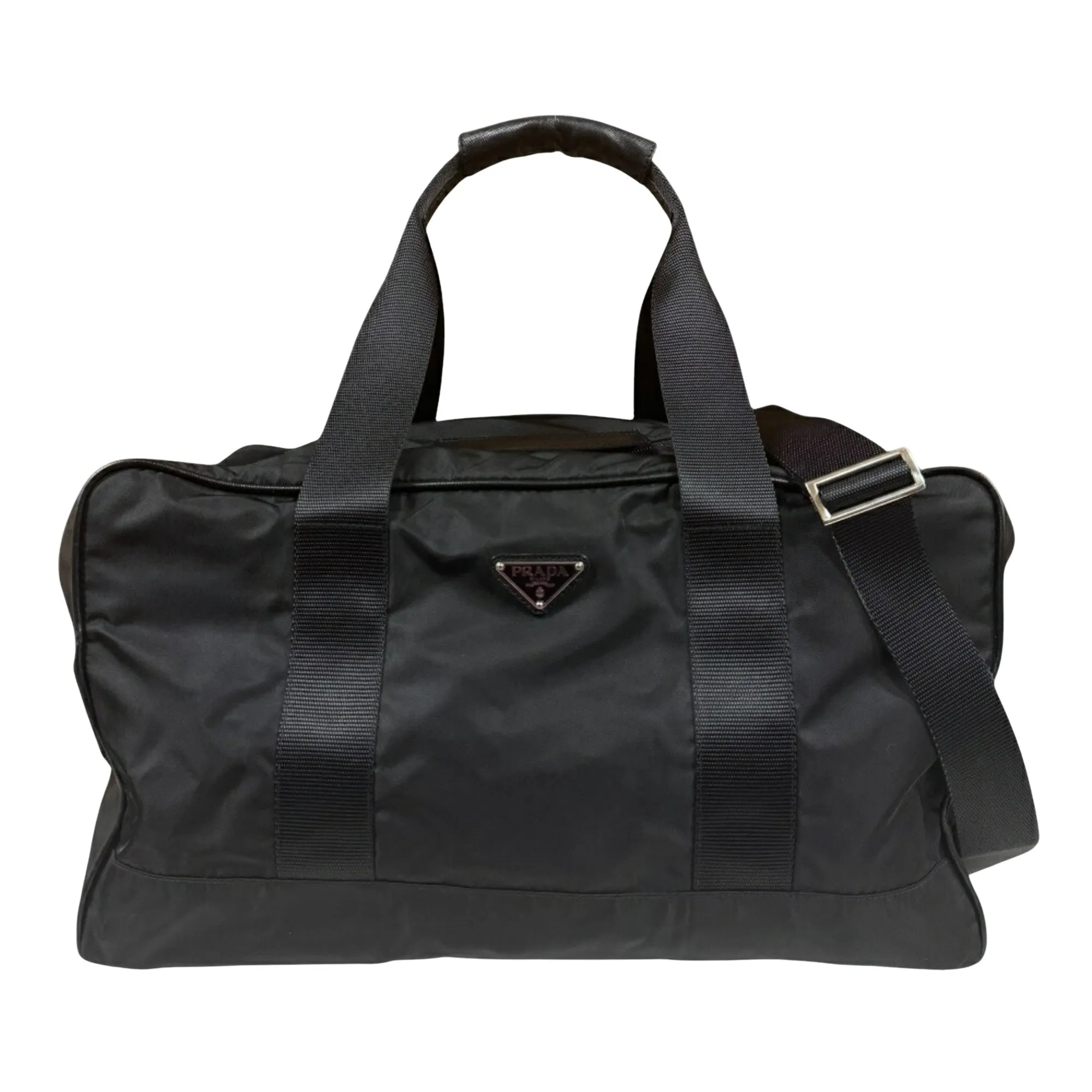 Prada Re-Nylon Synthetic Travel Bag (Pre-Owned)
