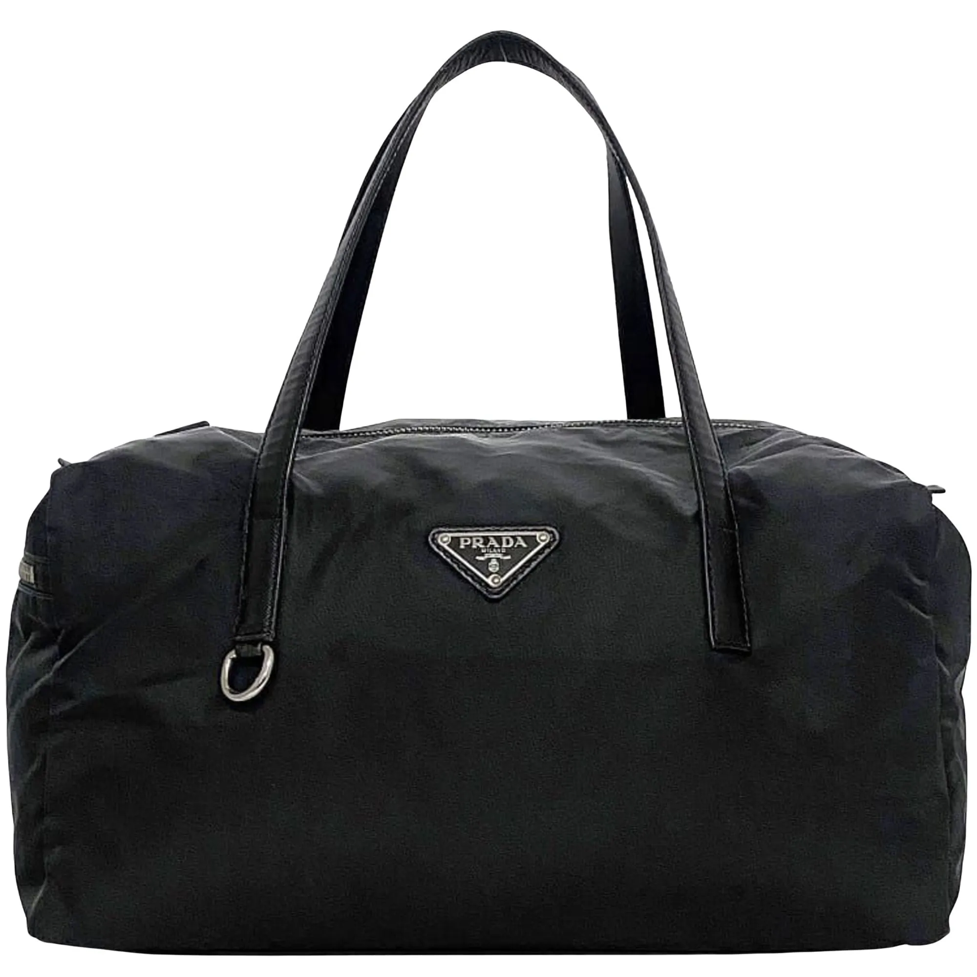 Prada Saffiano Synthetic Travel Bag (Pre-Owned)