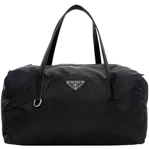 Prada Saffiano Synthetic Travel Bag (Pre-Owned)