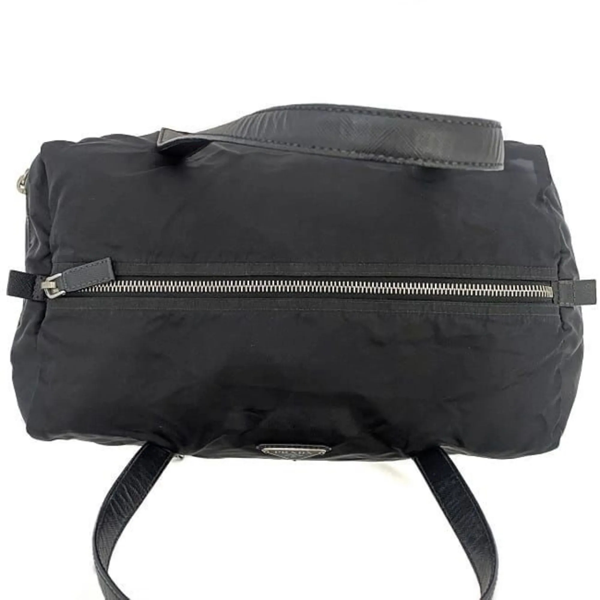 Prada Saffiano Synthetic Travel Bag (Pre-Owned)