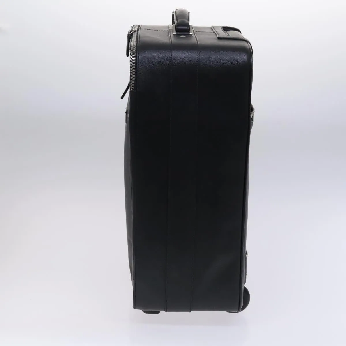 Prada Triangle Logo Leather Travel Bag (Pre-Owned)