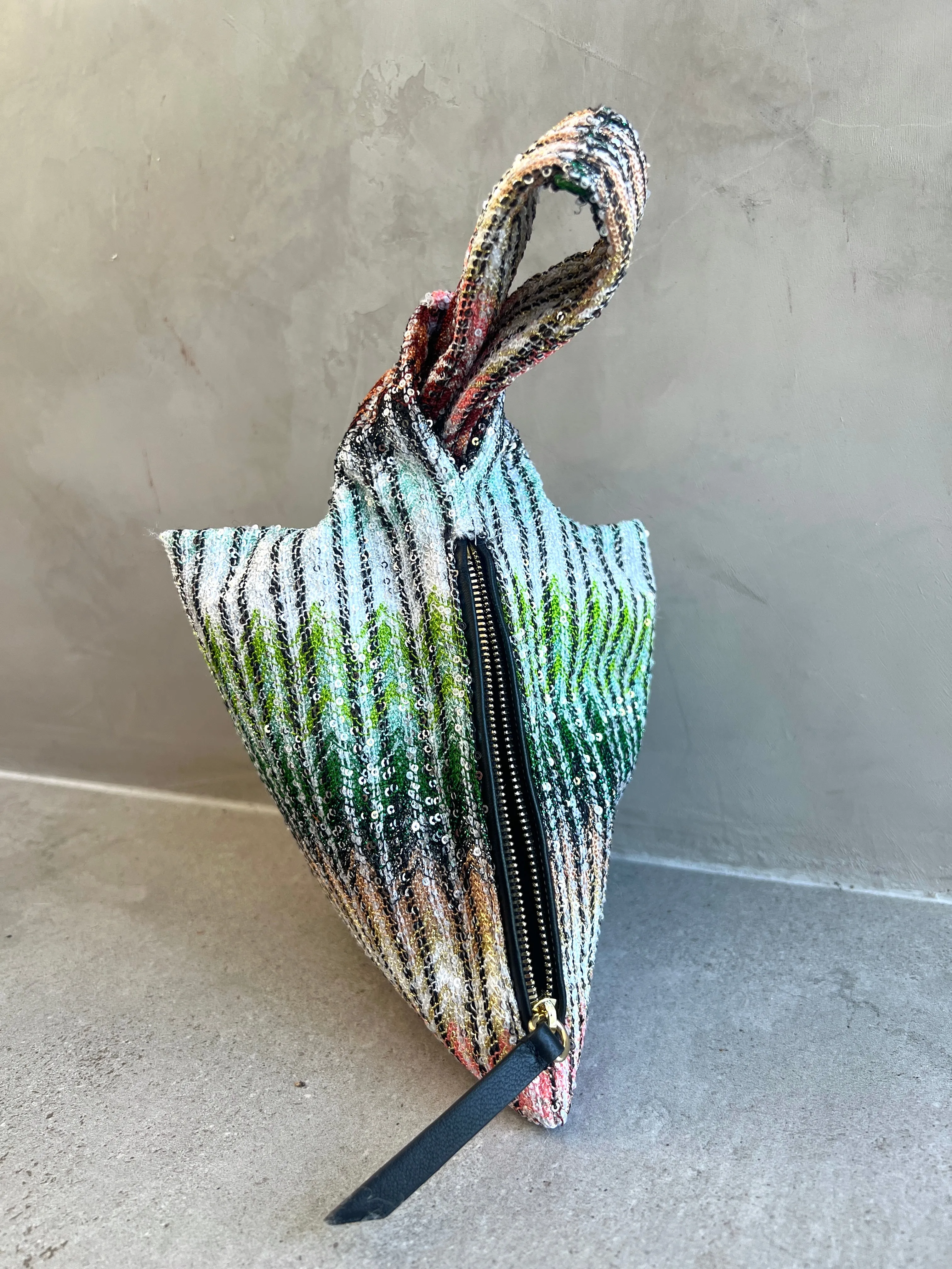 Sequin Knot Bag, Multi