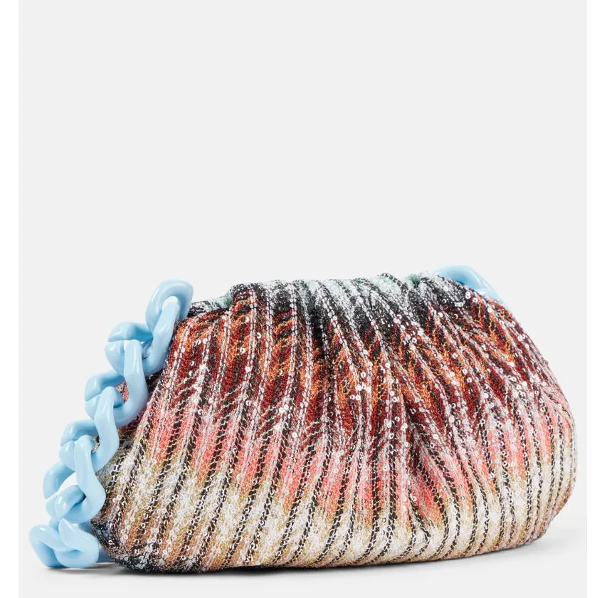 Sequin Pouch, Lurex Multi