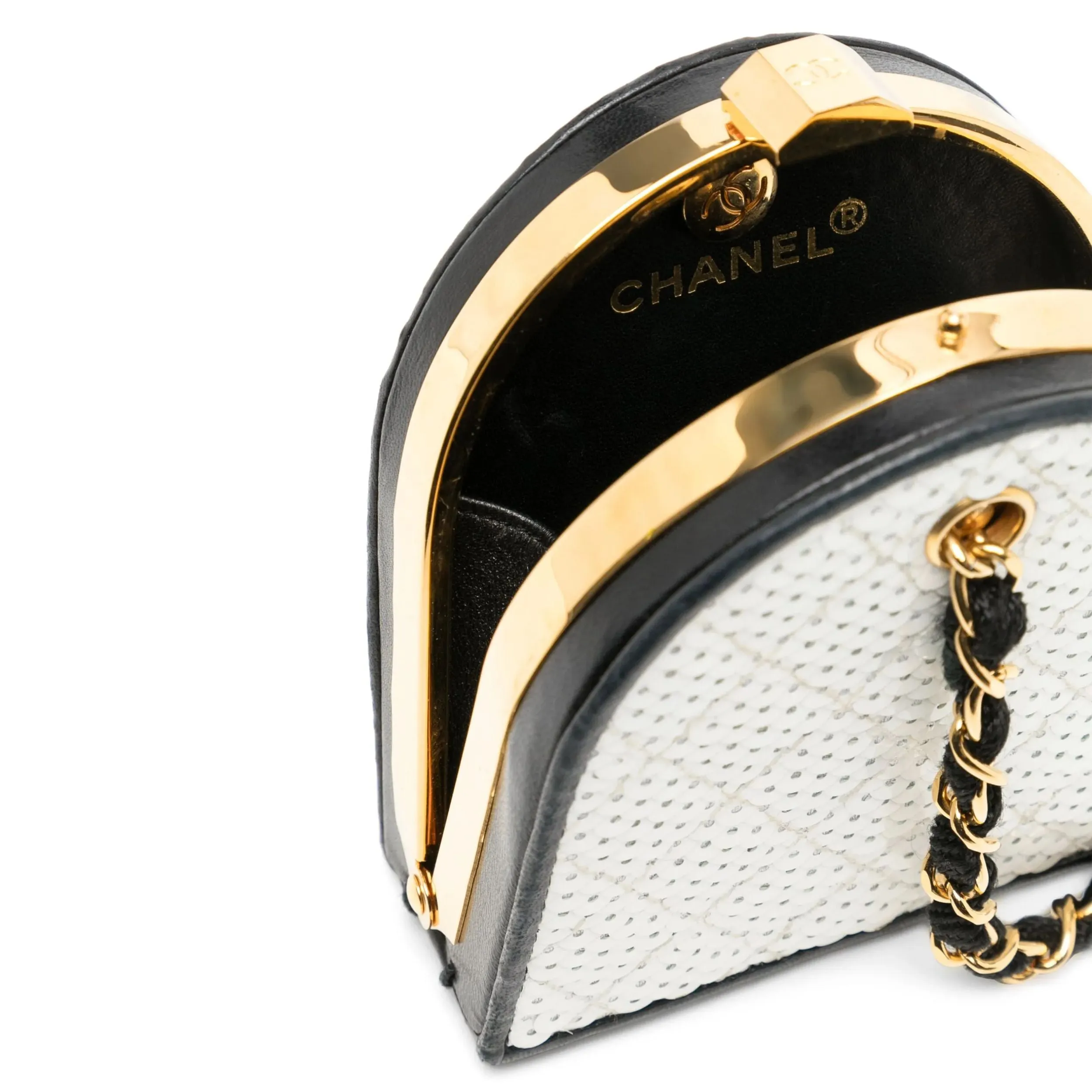 Sequins 80s Minaudi??re Clutch Bag