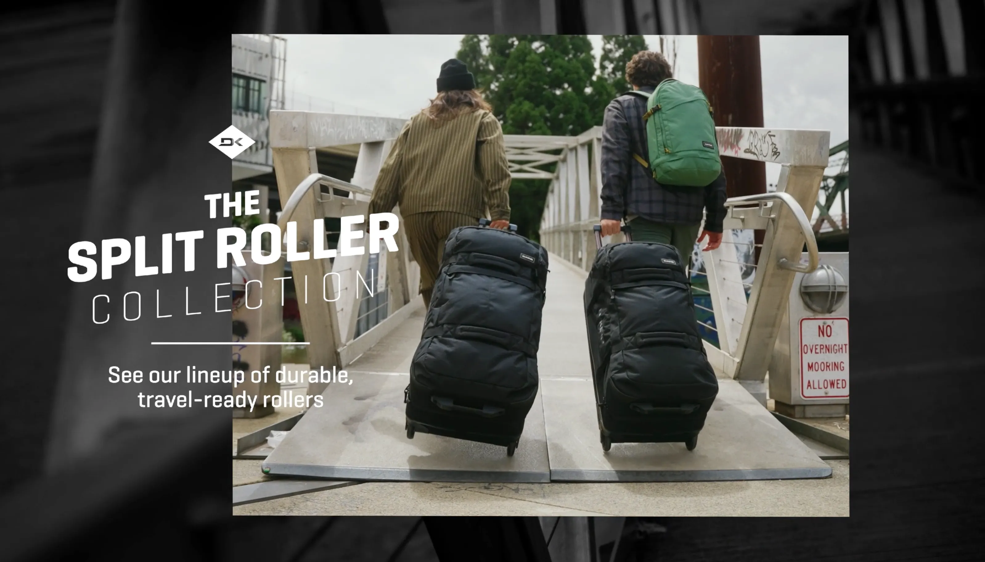 Split Roller Bag 85L - Black