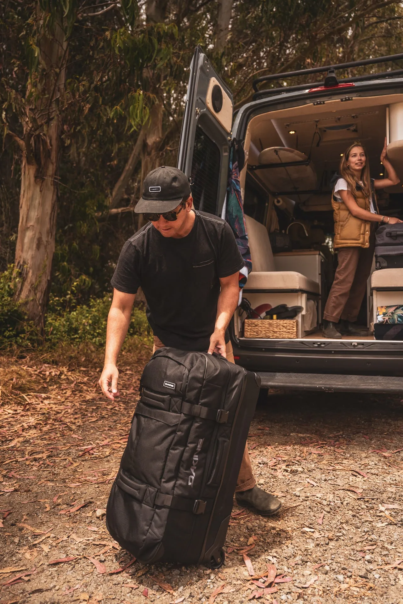 Split Roller Bag 85L - Black