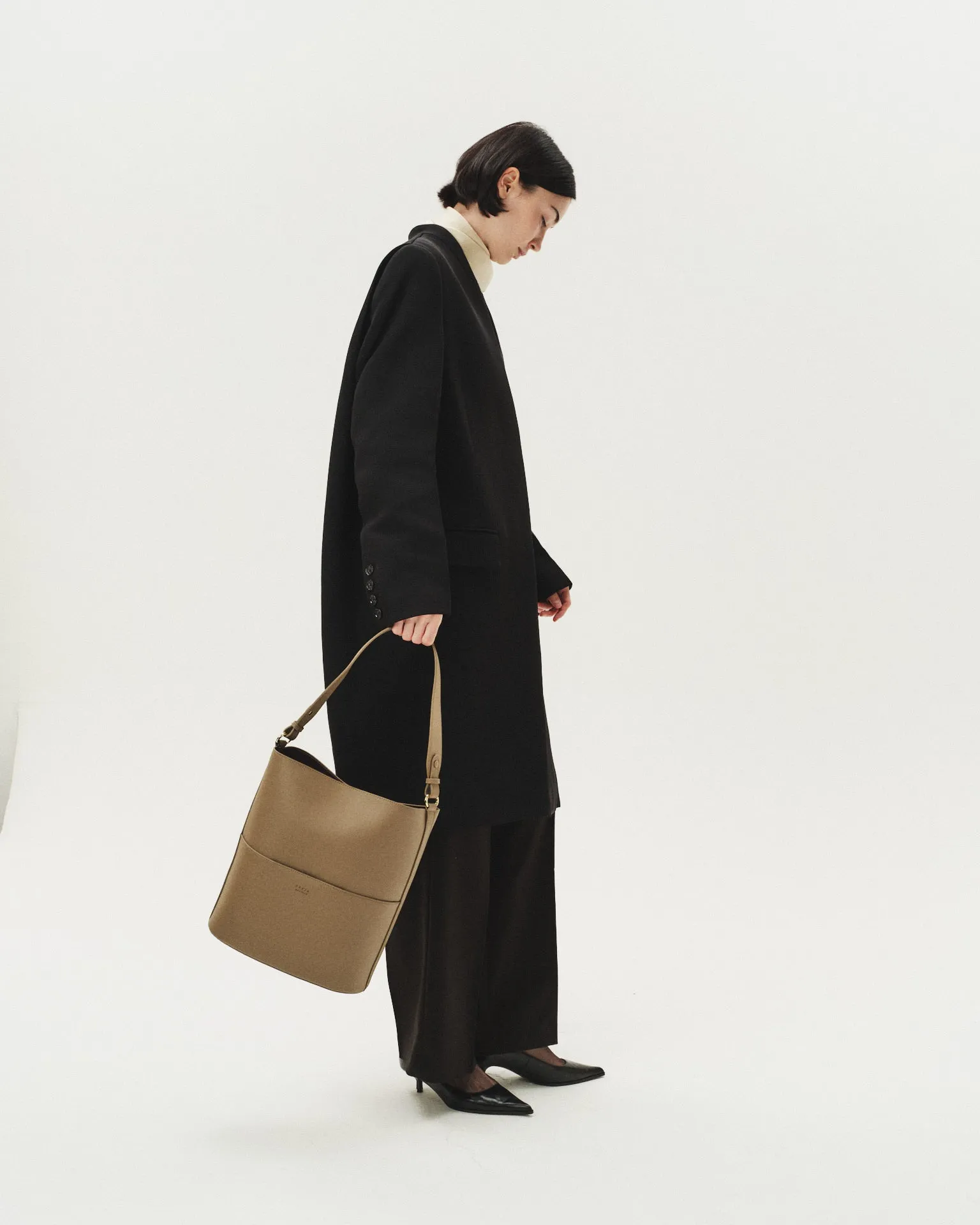 Tall Tote Taupe