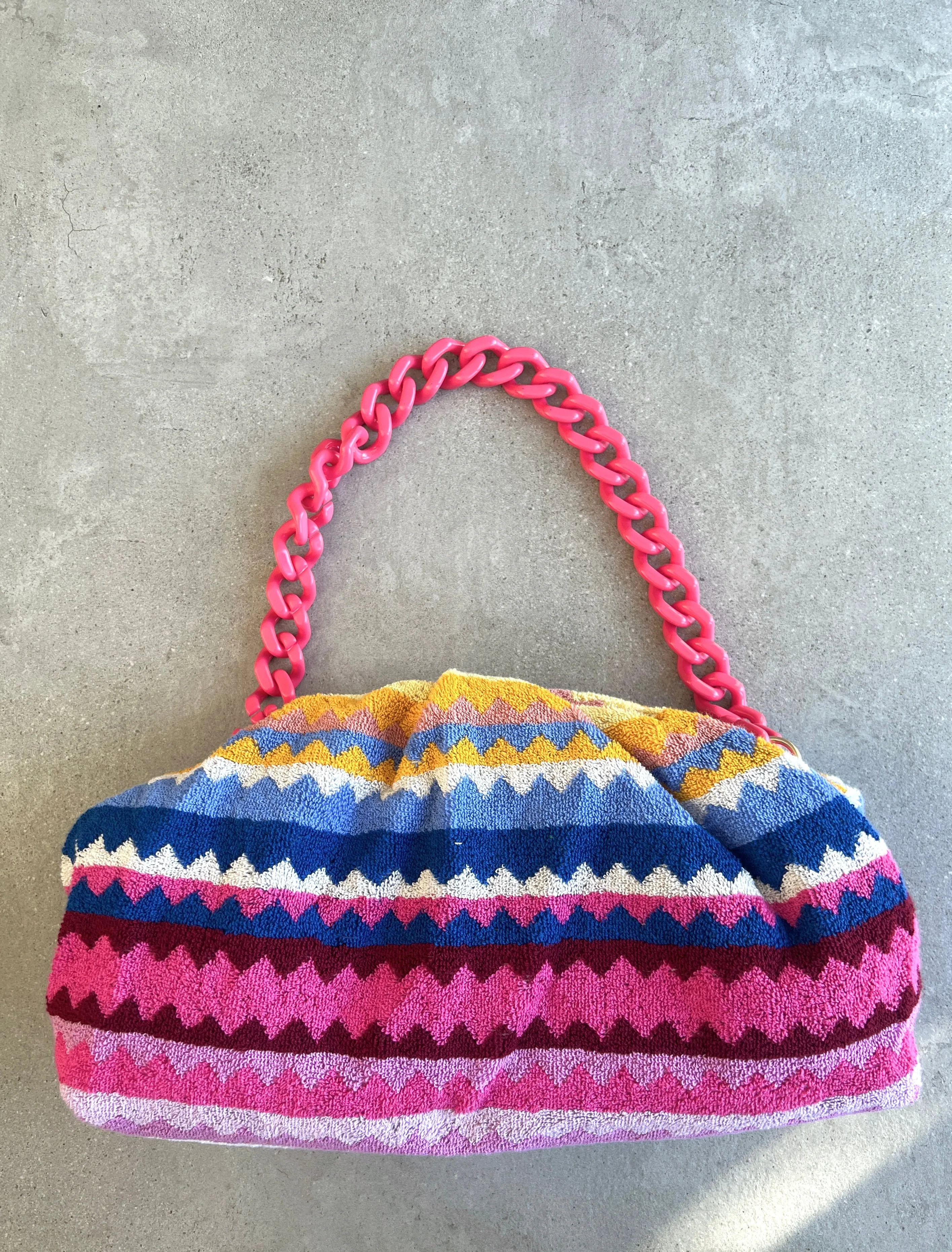 Terry Pouch Bag, Multi