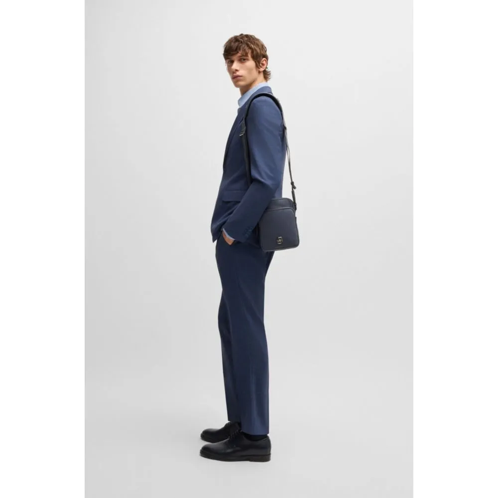 Twill reporter bag with Double B monogram
