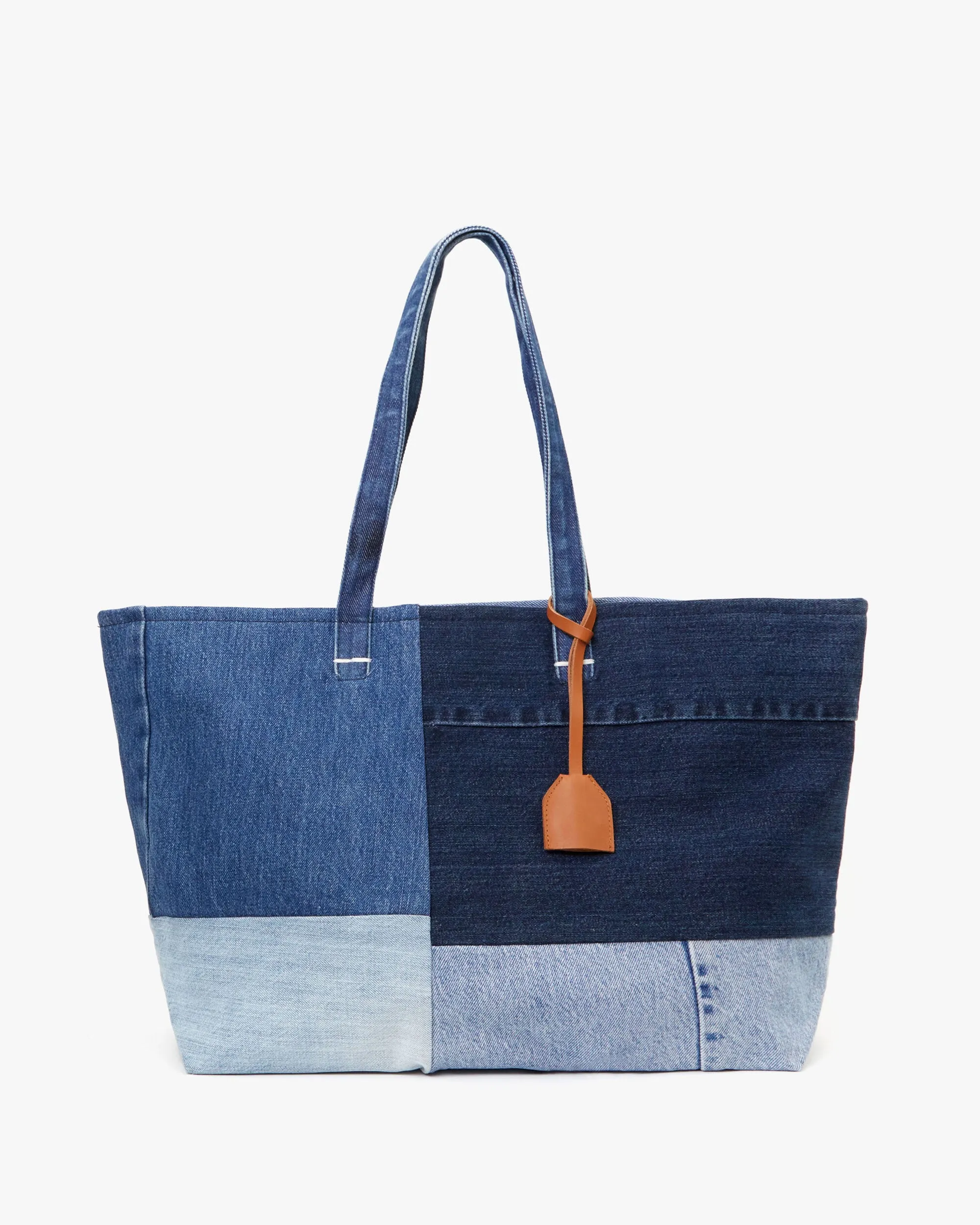 Volie Washed Denim Patchwork