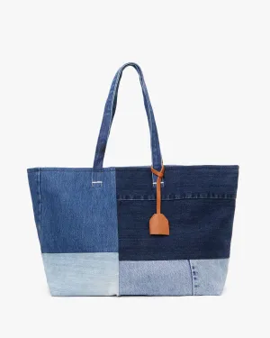 Volie Washed Denim Patchwork