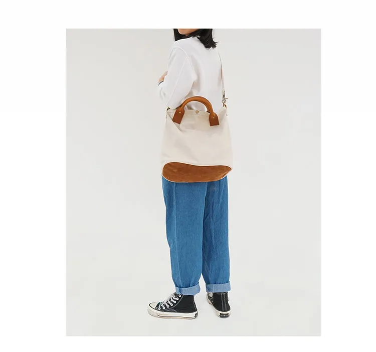 White Canvas Tote Bag Canvas Handbag Womens Canvas Shoulder Tote Bag for Men