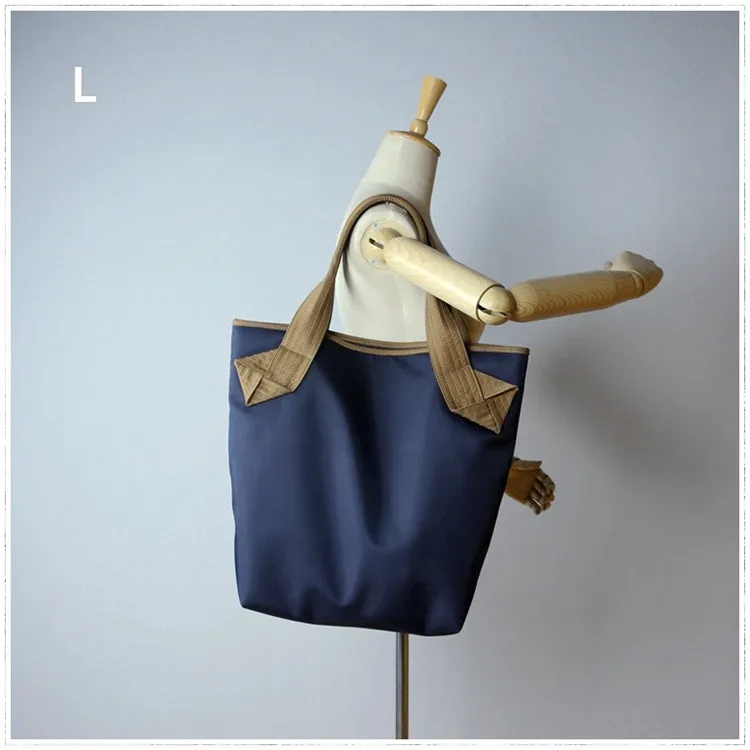 Womens Khaki Nylon Shoulder Tote Bags Best Khaki Nylon Tote Handbag Shopper Bags Purse for Ladies
