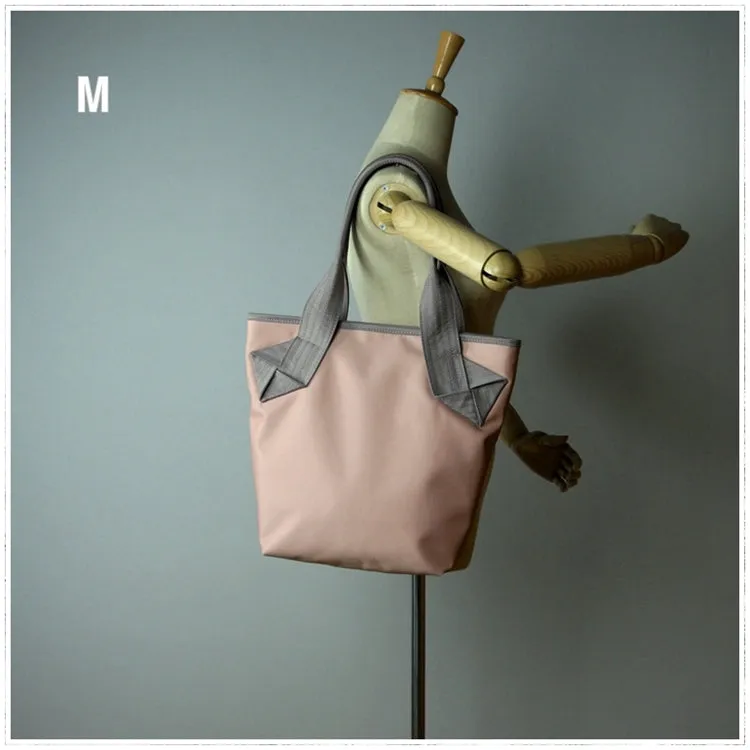 Womens Khaki Nylon Shoulder Tote Bags Best Khaki Nylon Tote Handbag Shopper Bags Purse for Ladies