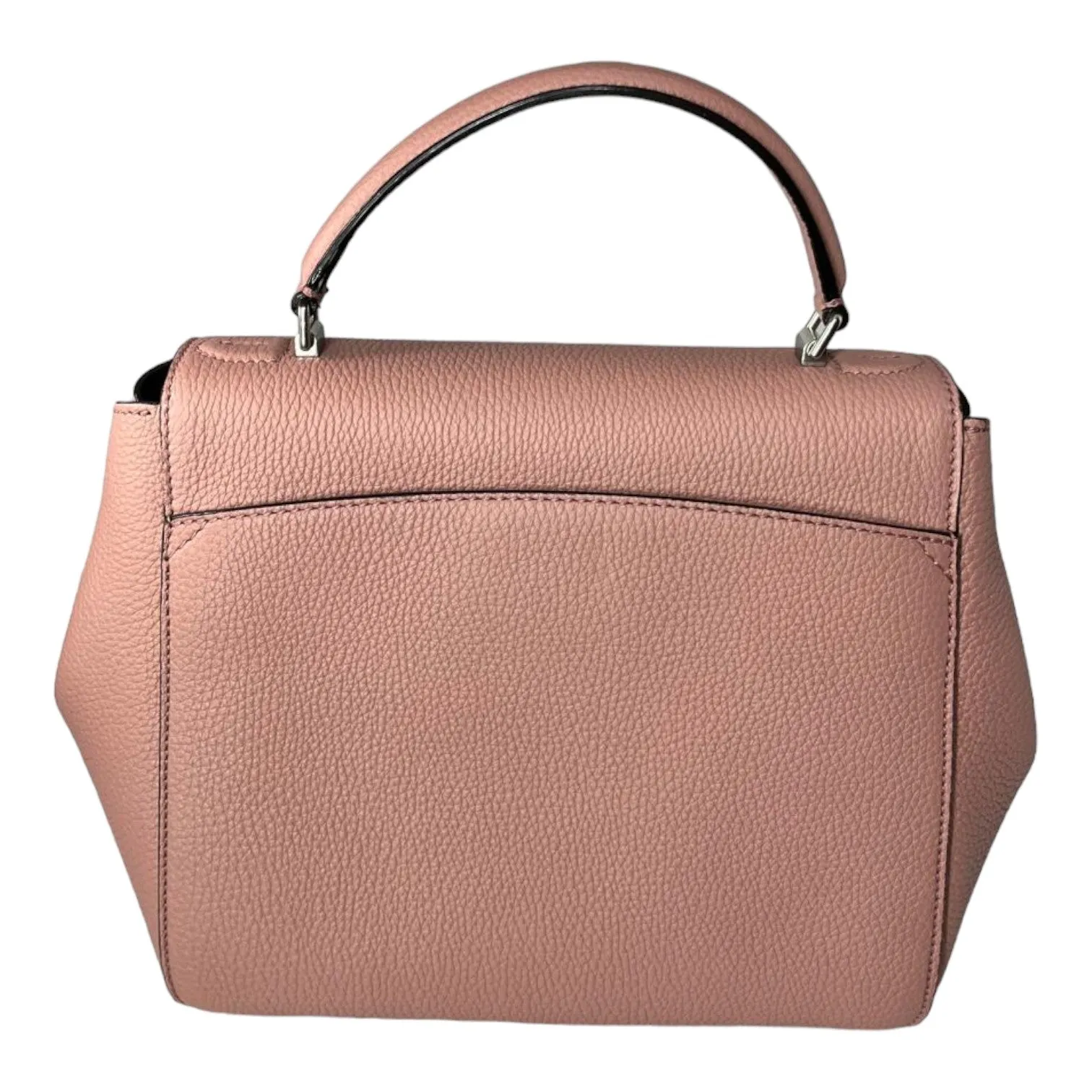 Bally 6203769 Rosehaze Calf Grained Turnlock Shoulder Bag