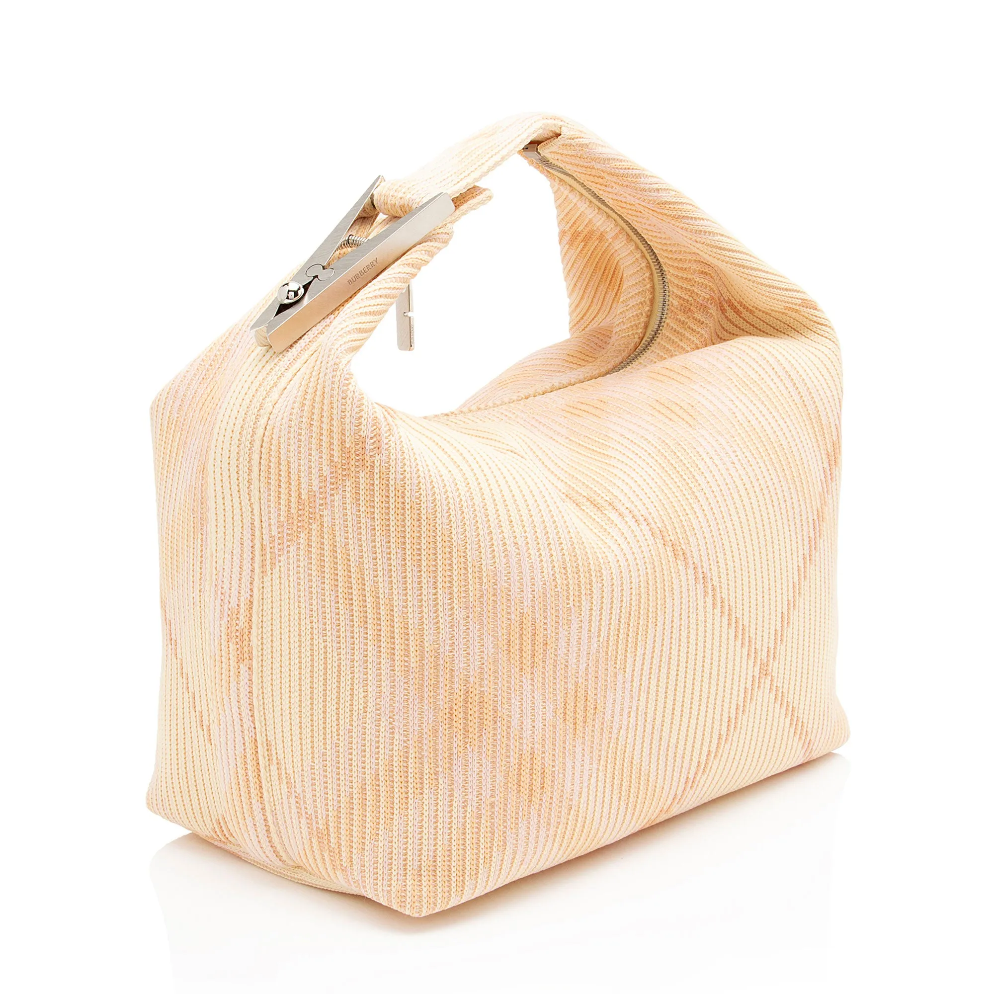 Burberry Knit Check Peg Medium Duffle