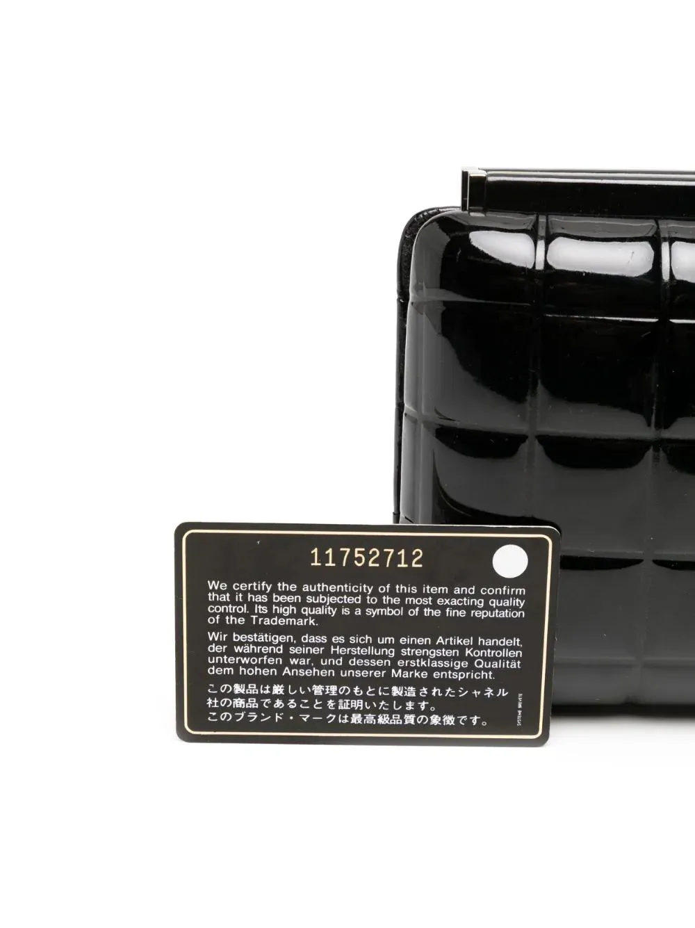 Choco Bar Black Clutch