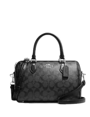 Coach Rowan Satchel In Signature Canvas
