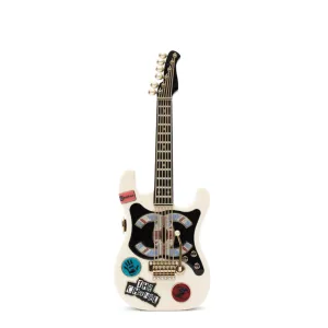 Collectible Guitar Minaudi??re Clutch Bag