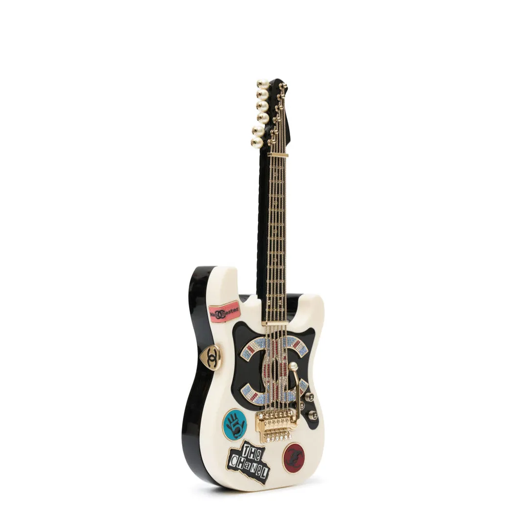Collectible Guitar Minaudi??re Clutch Bag
