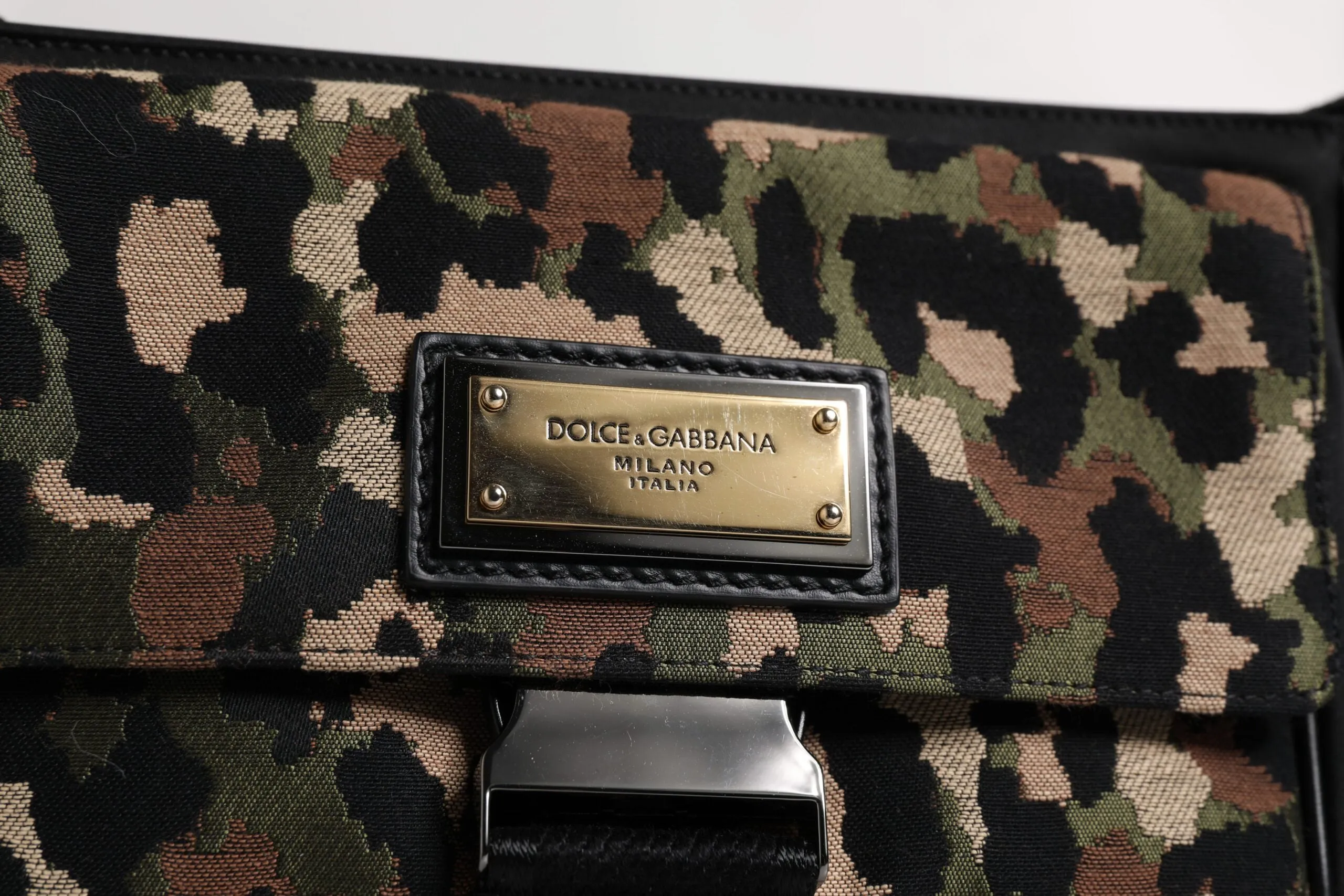 Dolce & Gabbana multi Leopard Jacquard Crossbody Men's Bag
