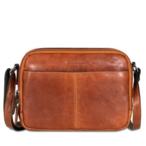 Double Zippered Crossbody Bag #7195