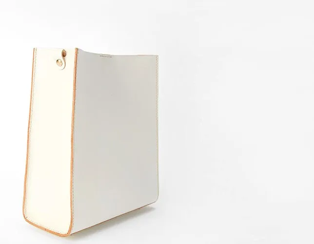 Fashion White Leather Women Tote Bag Tote White Shoulder Bag For Women