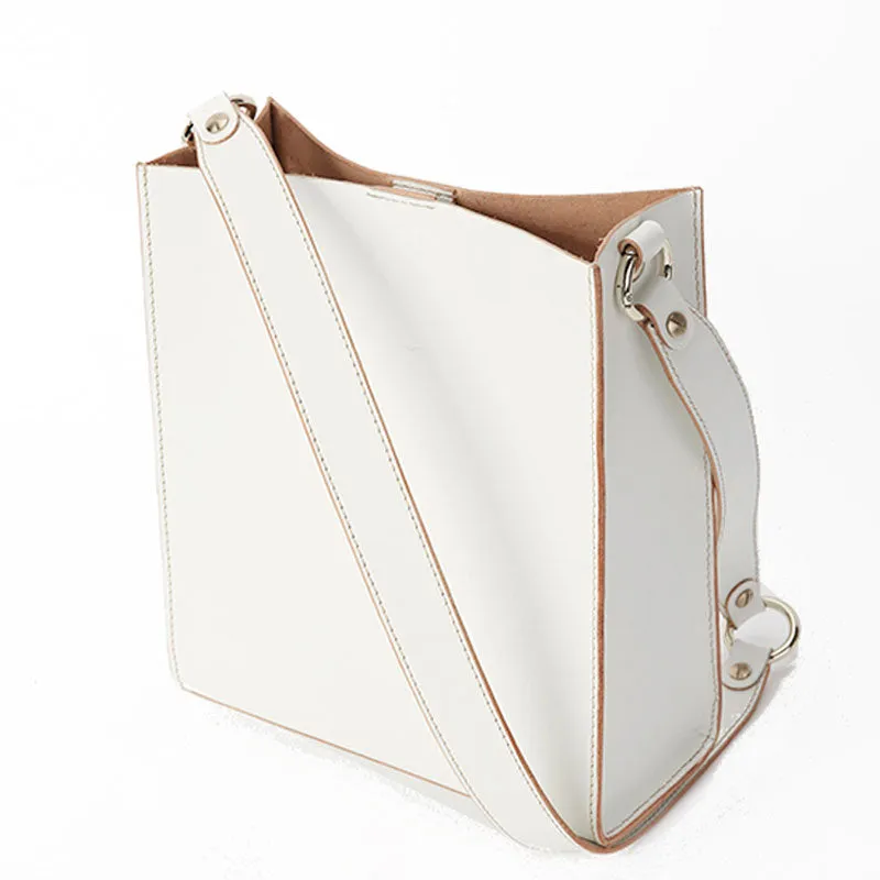 Fashion White Leather Women Tote Bag Tote White Shoulder Bag For Women