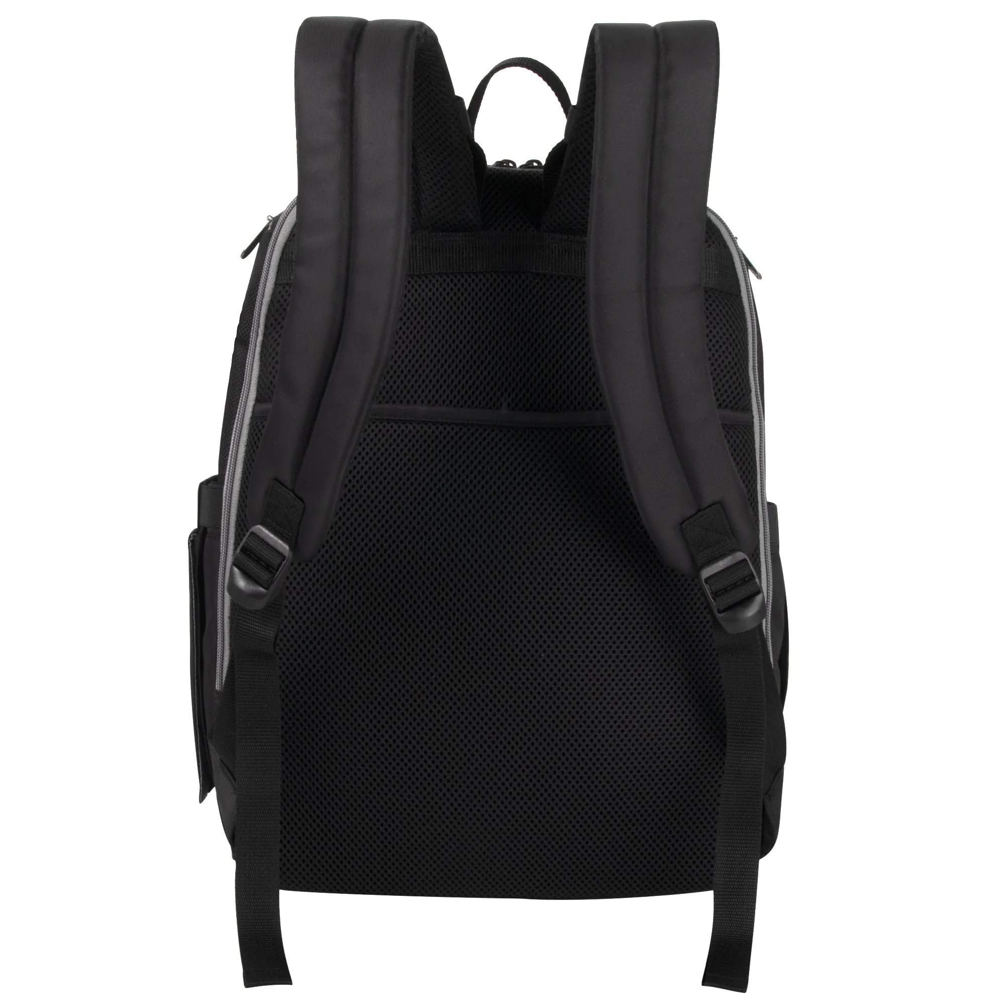 Fisher-Price Fastfinder Multi-Pocket Diaper Bag Backpack - Gray Interior   Changing Pad