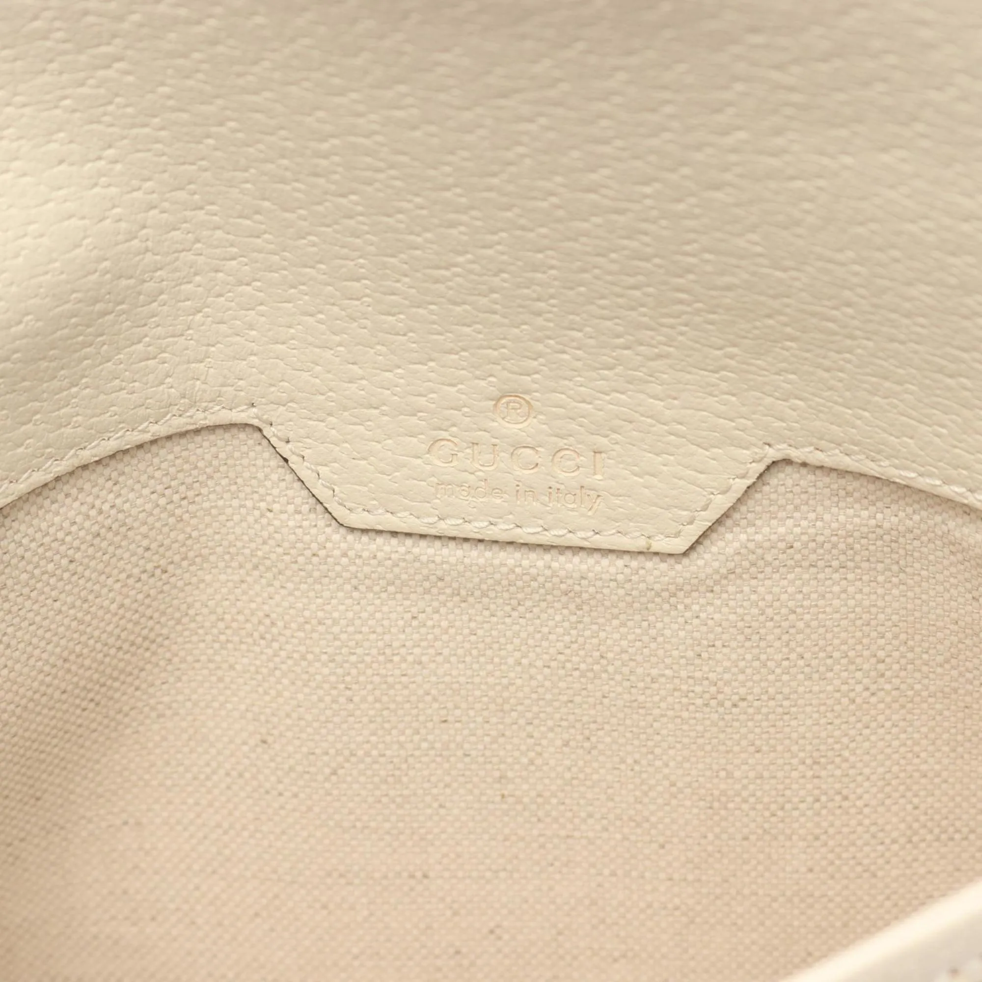 Gucci ivory Coated Canvas Leather Fanny Pack (Pre-Owned)