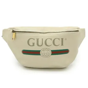 Gucci ivory Color Leather Fanny Pack (Pre-Owned)