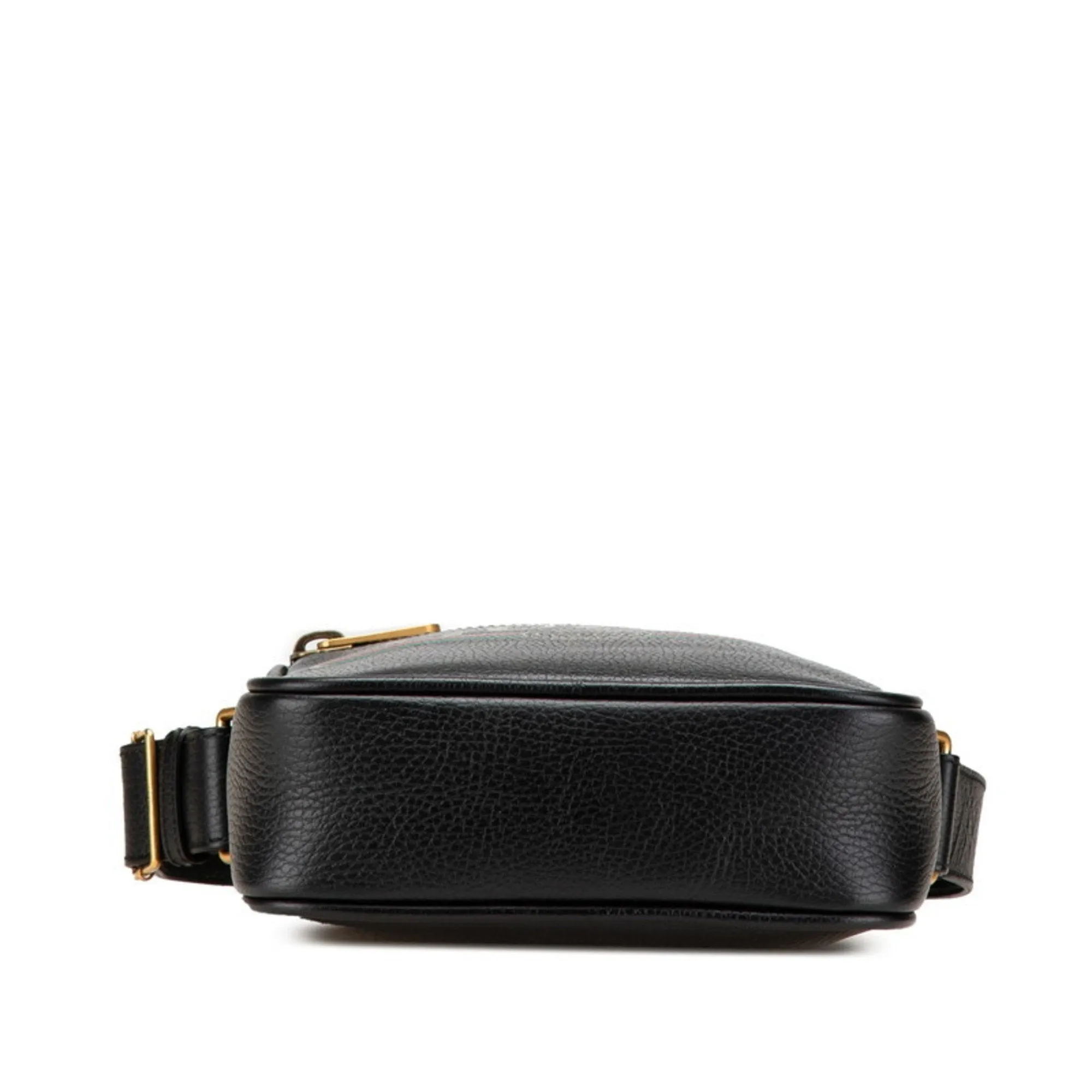 Gucci Leather Messenger Bag Shoulder Bag (Pre-Owned)