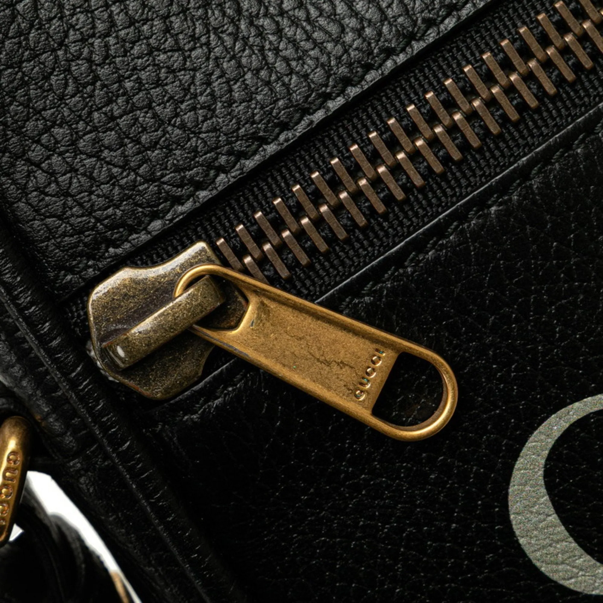 Gucci Leather Messenger Bag Shoulder Bag (Pre-Owned)