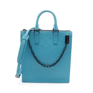 Louis Vuitton blue Monogram Monogram Leather Tote Bag (Pre-Owned)