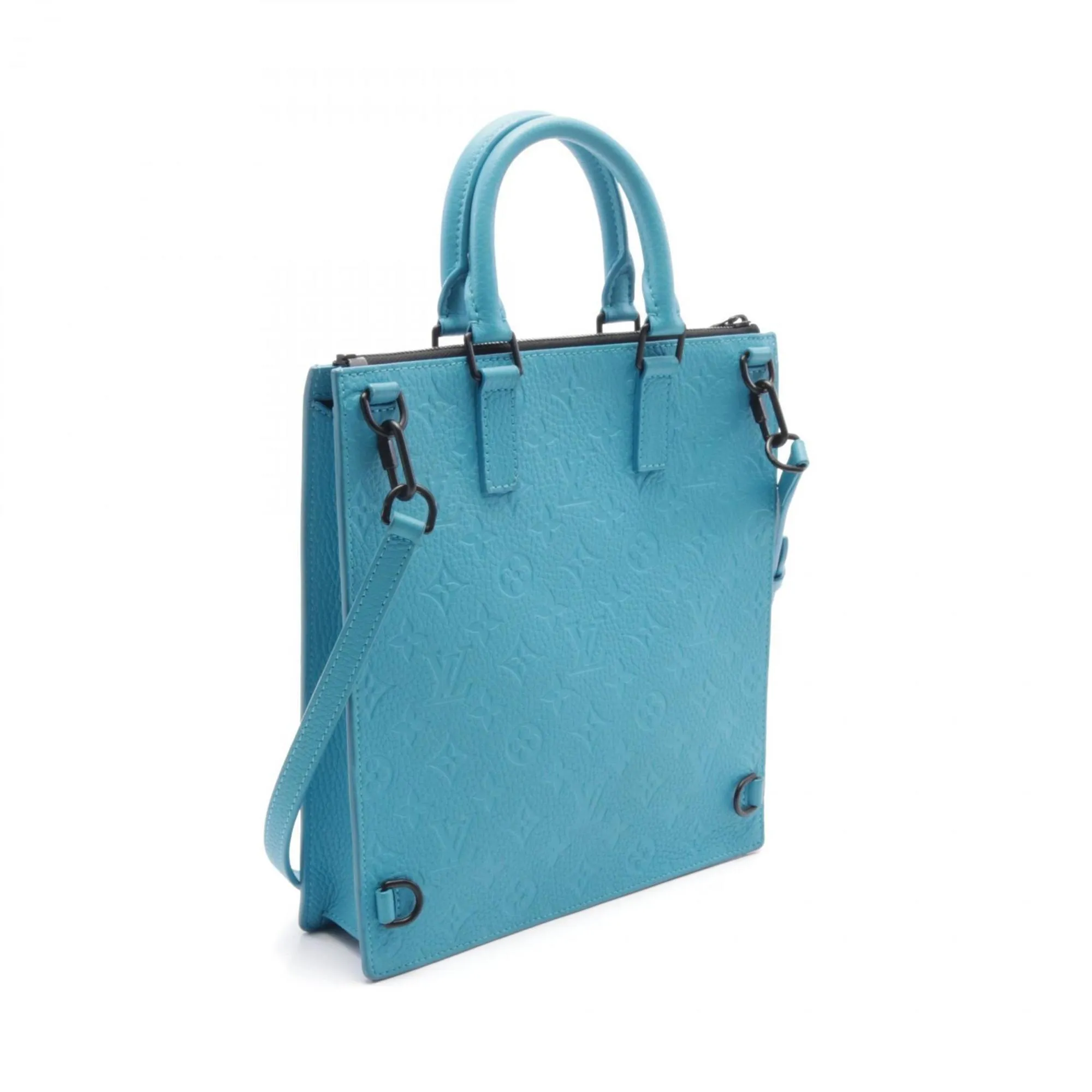 Louis Vuitton blue Monogram Monogram Leather Tote Bag (Pre-Owned)