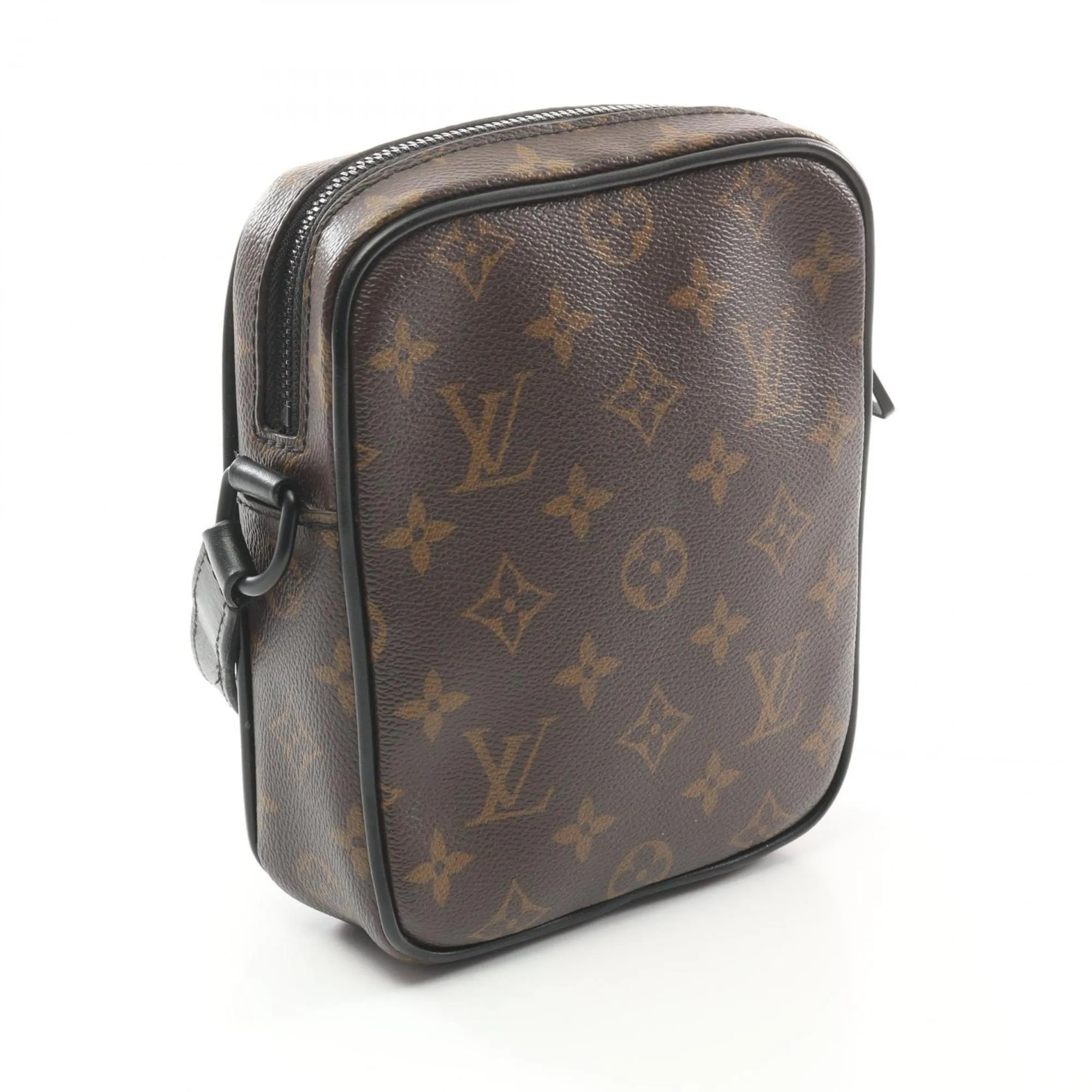 Louis Vuitton  Coated Canvas Leather Shoulder Bag (Pre-Owned)
