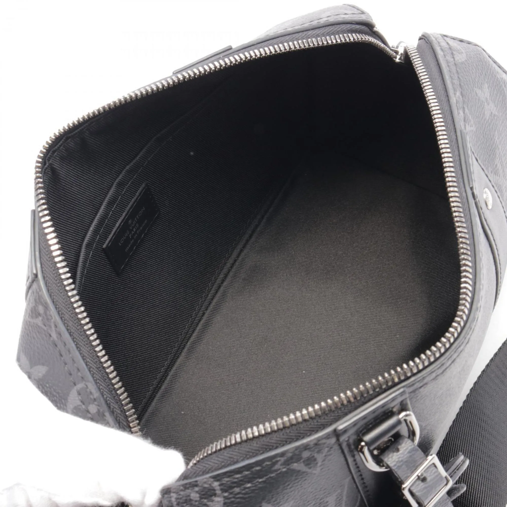 Louis Vuitton  Coated Canvas Monogram Eclipse Pvc Leather Shoulder Bag (Pre-Owned)